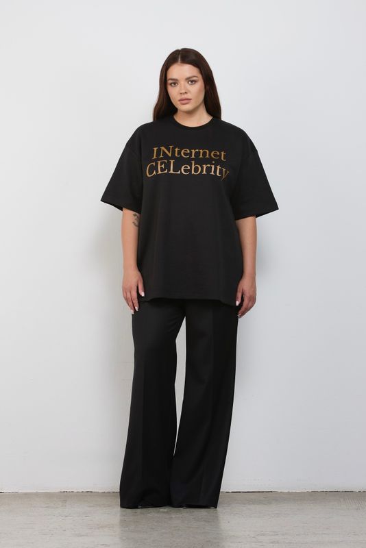 Футболка Internet Celebrity, черный