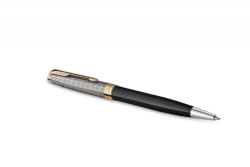 Шариковая ручка Parker Sonnet Premium Refresh BLACK GT, стержень: M, цвет чернил: black , в подарочной упаковке