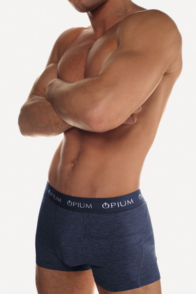 Мужские трусы R-07 Melange Blue