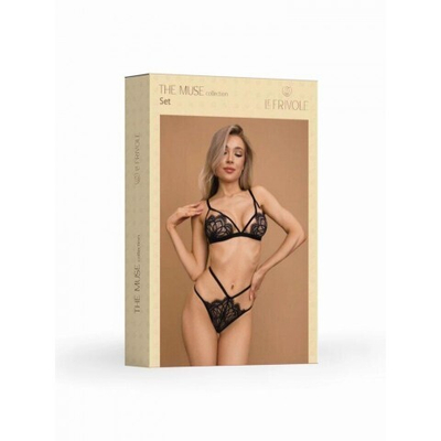 Контурный комплект с кружевом и стрепами Muse (L/XL)