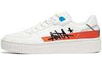 Anta Anta life series letter low-top sneakers men's racing orange