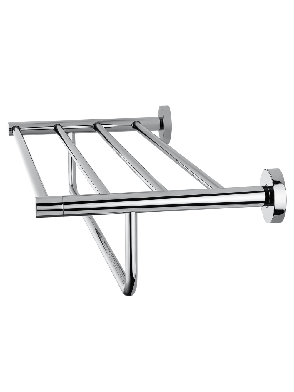 Полотенцедержатель с полкой WONZON & WOGHAND EASY, Хром (WW-8181)