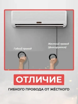 Видеоэндоскоп для мобильных устройств ЖЕСТКИЙ (фиксируется) провод 2 метра, 640x480, Эндоскоп Type C, водонепроницаемый, MicroUSB, USB, TypeC