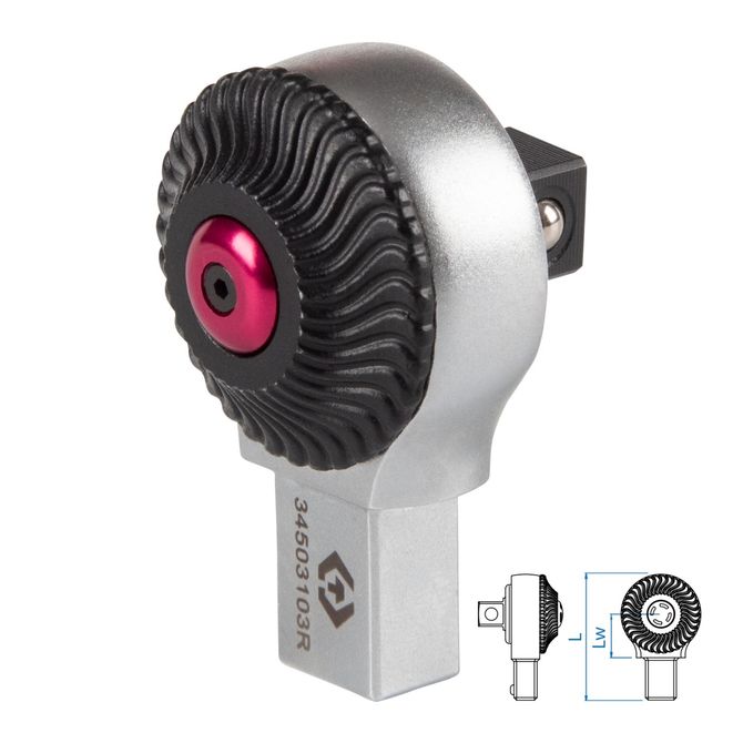 KING TONY (34503103R) Насадка трещоточная серии "FIT", 3/8", 9х12 мм