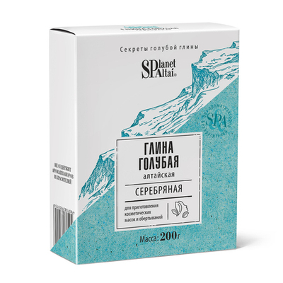 Planet Spa Altai голубая серебряная глина, 100 г, Алтэя