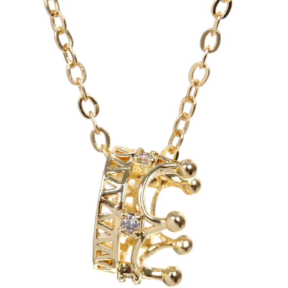 Подвеска из гиппоалергенного сплава со стразами «ТЫПЕРВАЯ», цвет серебро и золото, d-20см/0,9см