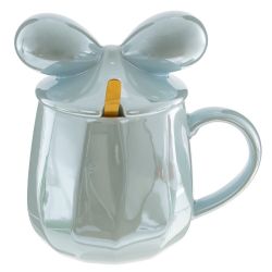 GAEM Кружка с крышкой и ложкой, 360 мл, L8 W8 H9 см