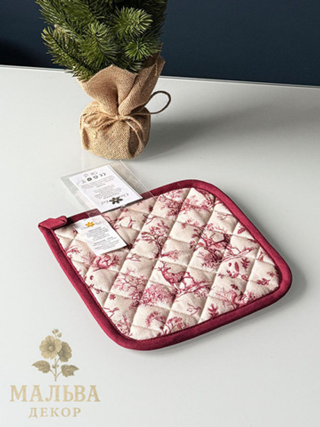 Прихватка "Лес" 20x20 см