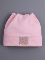 Шапка с ушками трикотажная осенняя