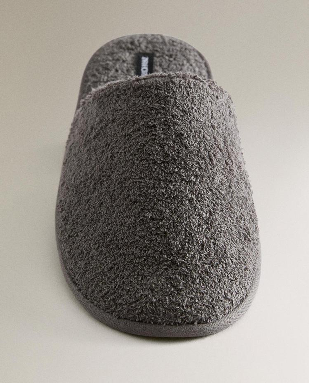 ZARA HOME ДОМАШНИЕ ТАПОЧКИ, ТЕМНО-СЕРЫЙ