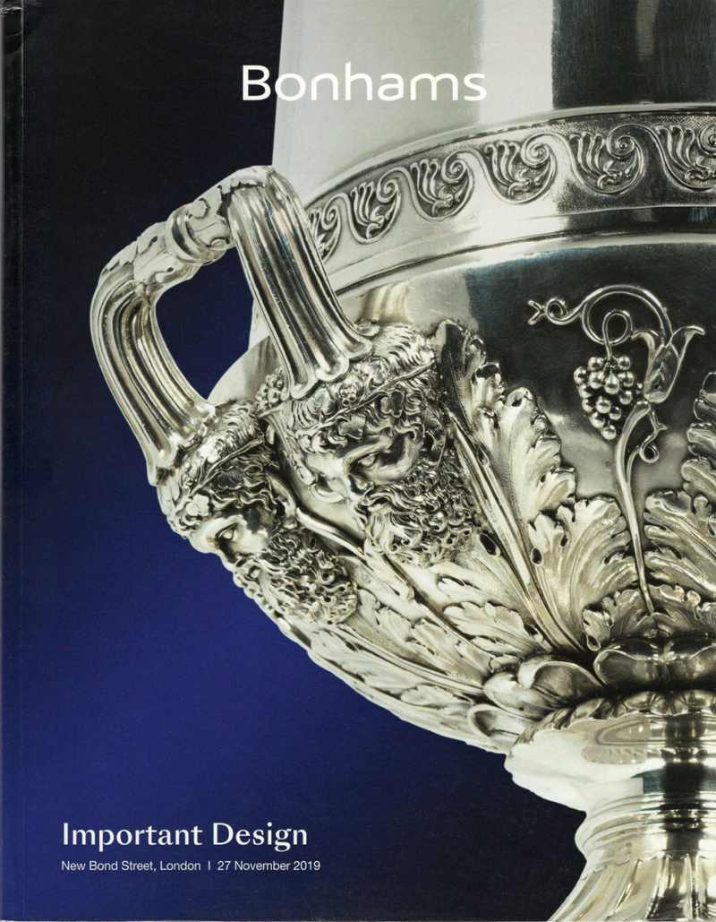 Каталог аукциона Bonhams, Лондон, Декоративно-прикладное искусство от 27 ноября 2019 года