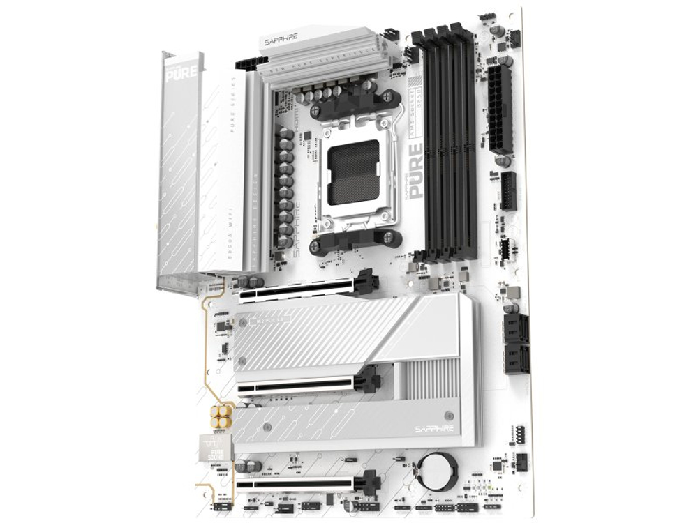 Материнская плата Sapphire Pure B850a Wifi 7, Socket AM5, AMD B850, ATX, RTL [52123-11-40G]