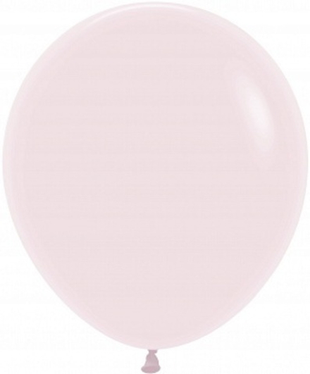 S 18'' Макарунс Розовый (609) пастель 45 см.