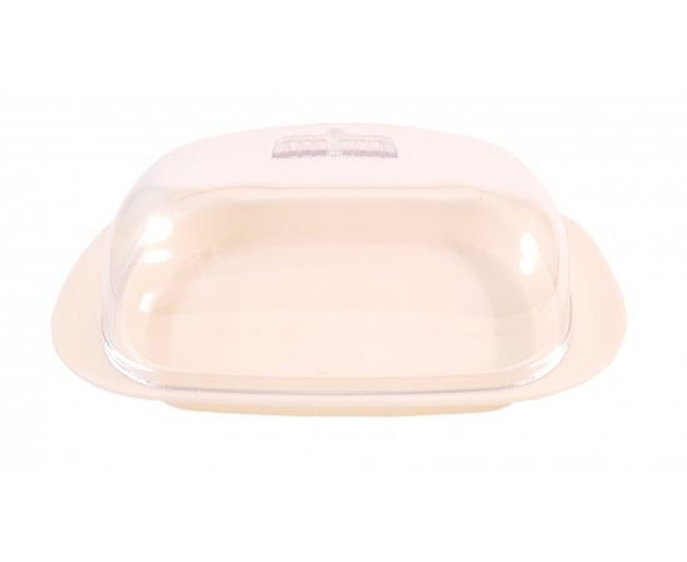 Масленка (18х12х7см), слоновая кость IS10201/12 Spark Plast