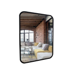 Зеркало MIXLINE "Мальта-лофт" 600*800 (ШВ) пластиковая рама черная