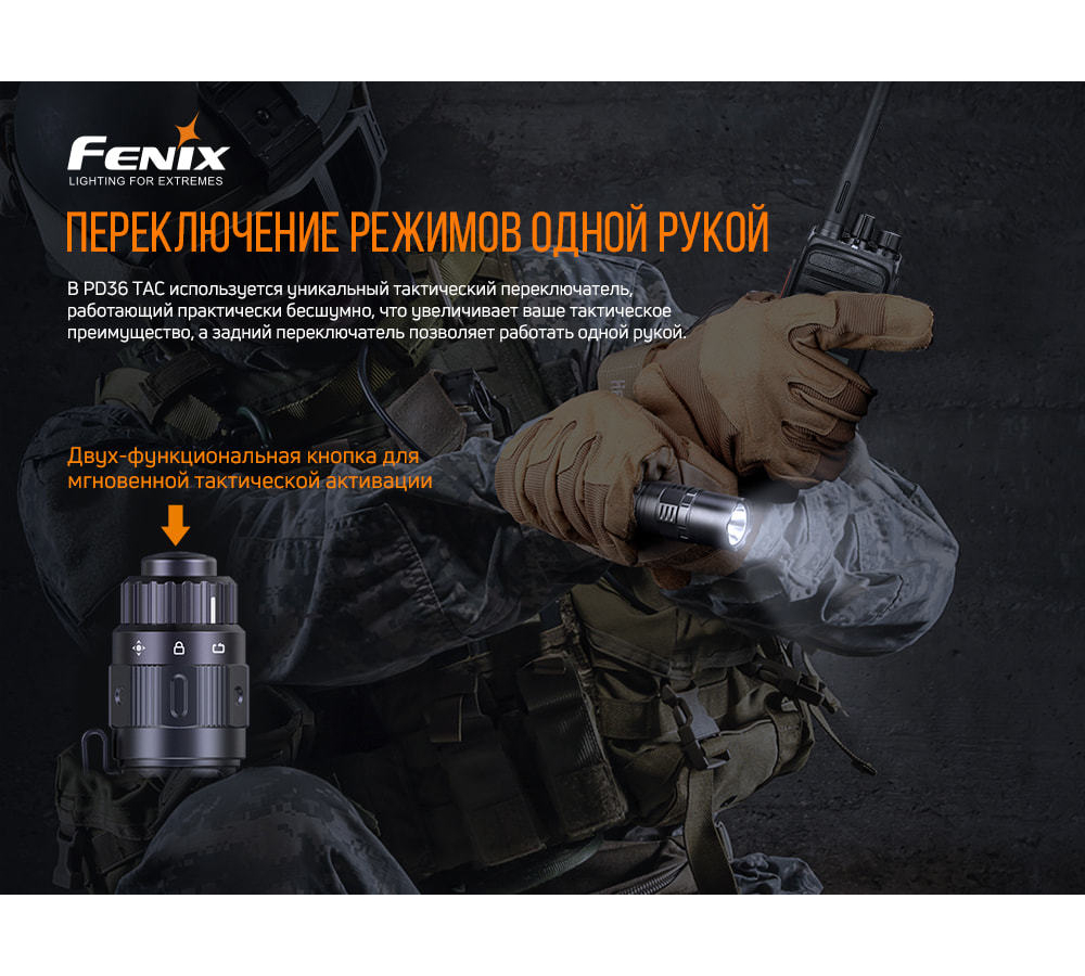 Фонарь Fenix PD36TAC LED