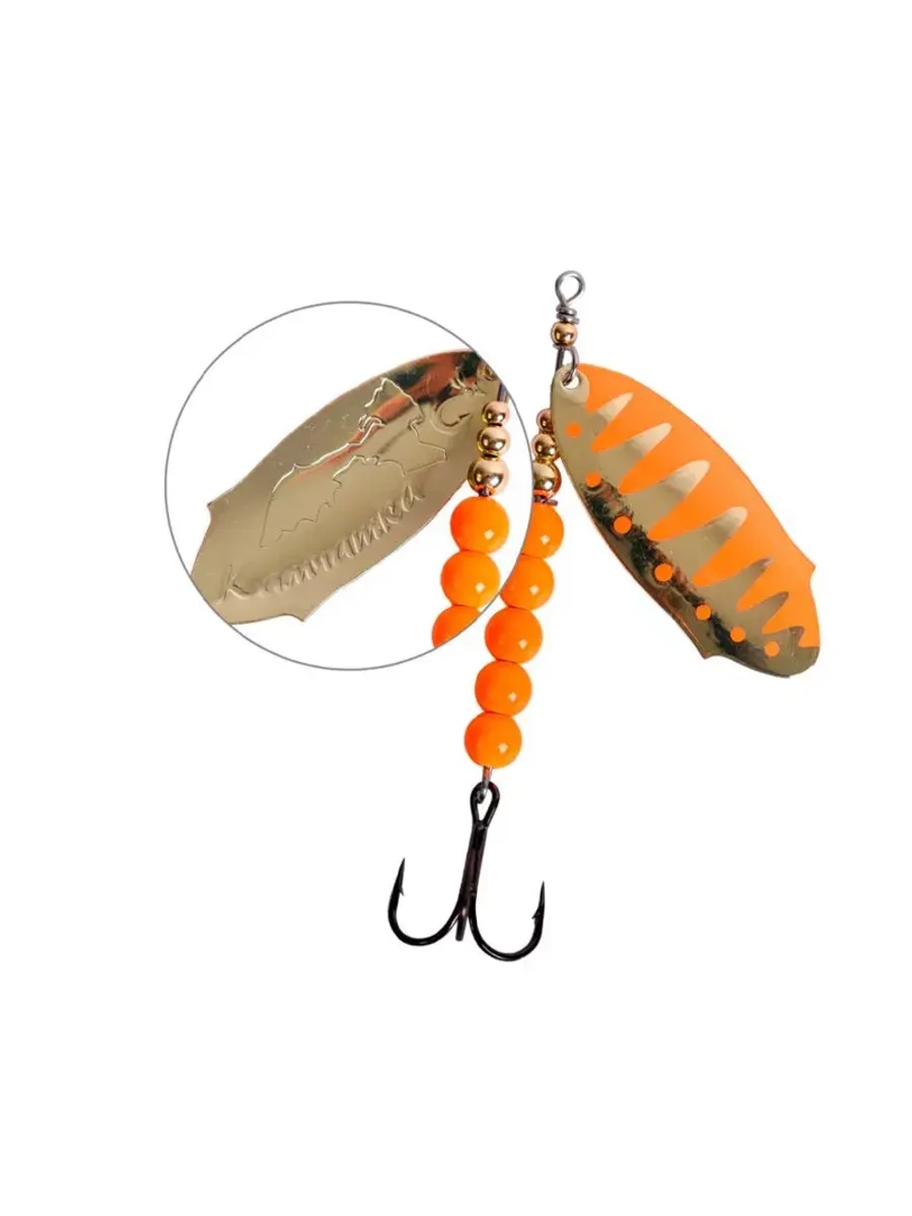 Блесна для рыбалки вращающаяся LureMax Kamchatka