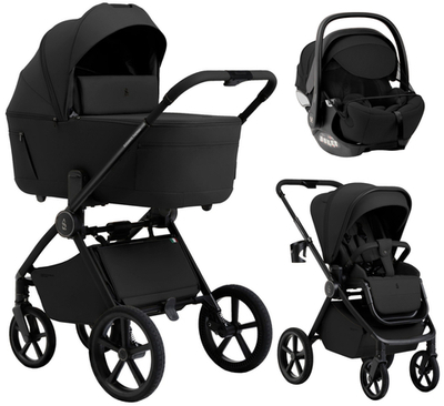 Коляска 3 в 1 Sweet Baby SBL Elegante Therma Colore + автокресло Premier Black Black