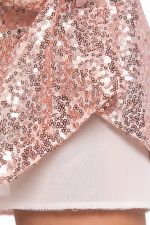 Платье "Блестящий дебют" (розовое шампанское) П8027 LT Collection