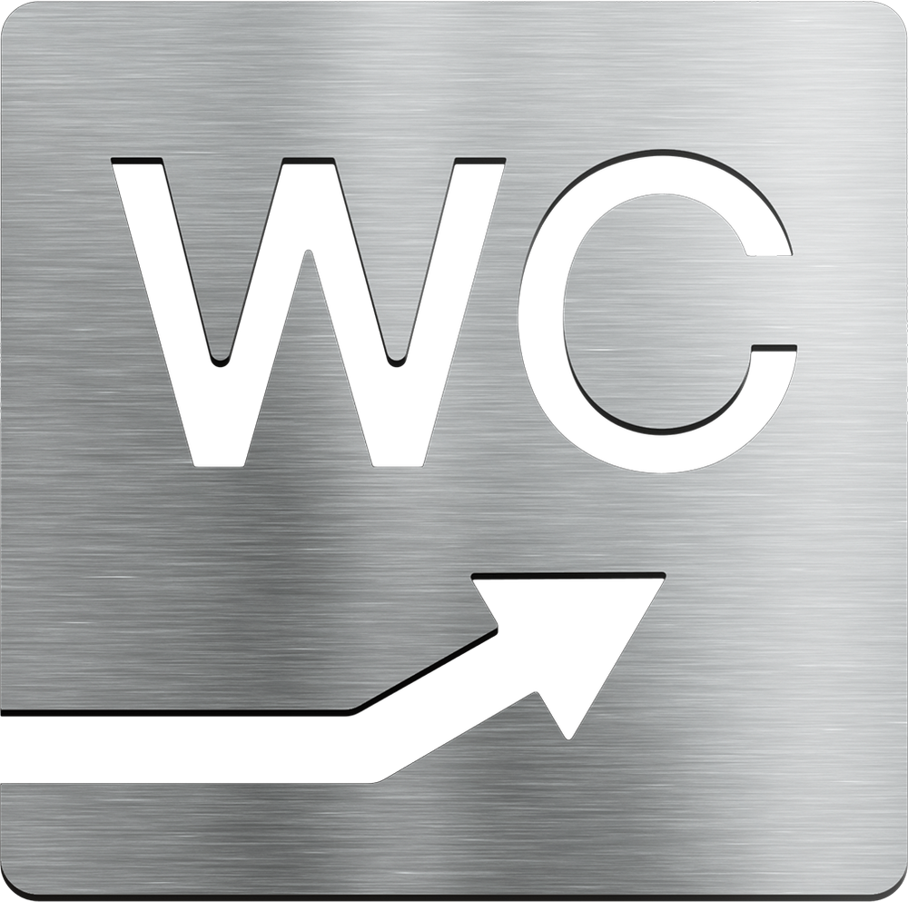 Туалет, WC, направо/вверх