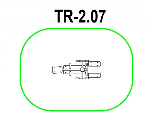 Уличный тренажёр Вело - Степпер