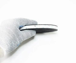 Мягкая подложка, защитная для шлифовальной машины 125мм, шлифмашинки, проставка толщиной 12мм на липучке.