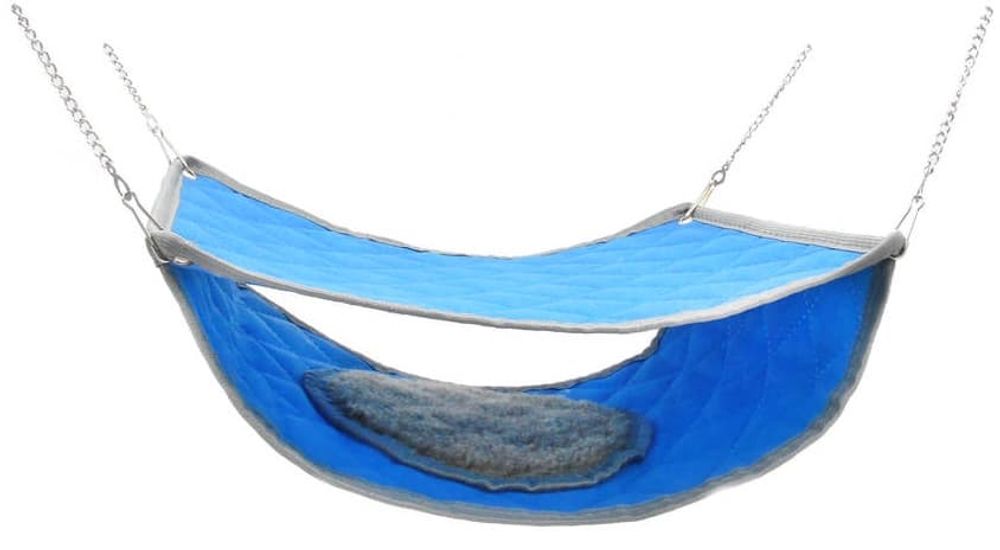 Гамак 2-х этажный 30х30см Стандарт с Мехом, голубой sh-01053 Гамак 2-х этажный 30х30см Стандарт с Мехом, голубой sh-01053