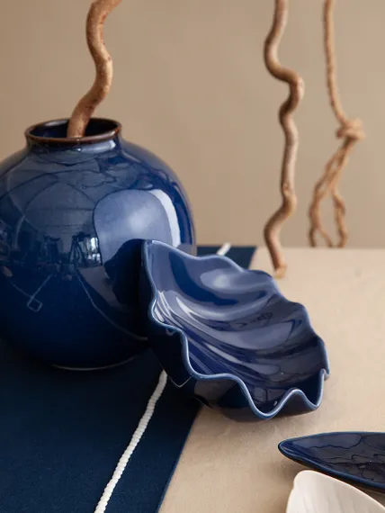 Набор из 2 салатников cockle синего цвета из коллекции sea treasures