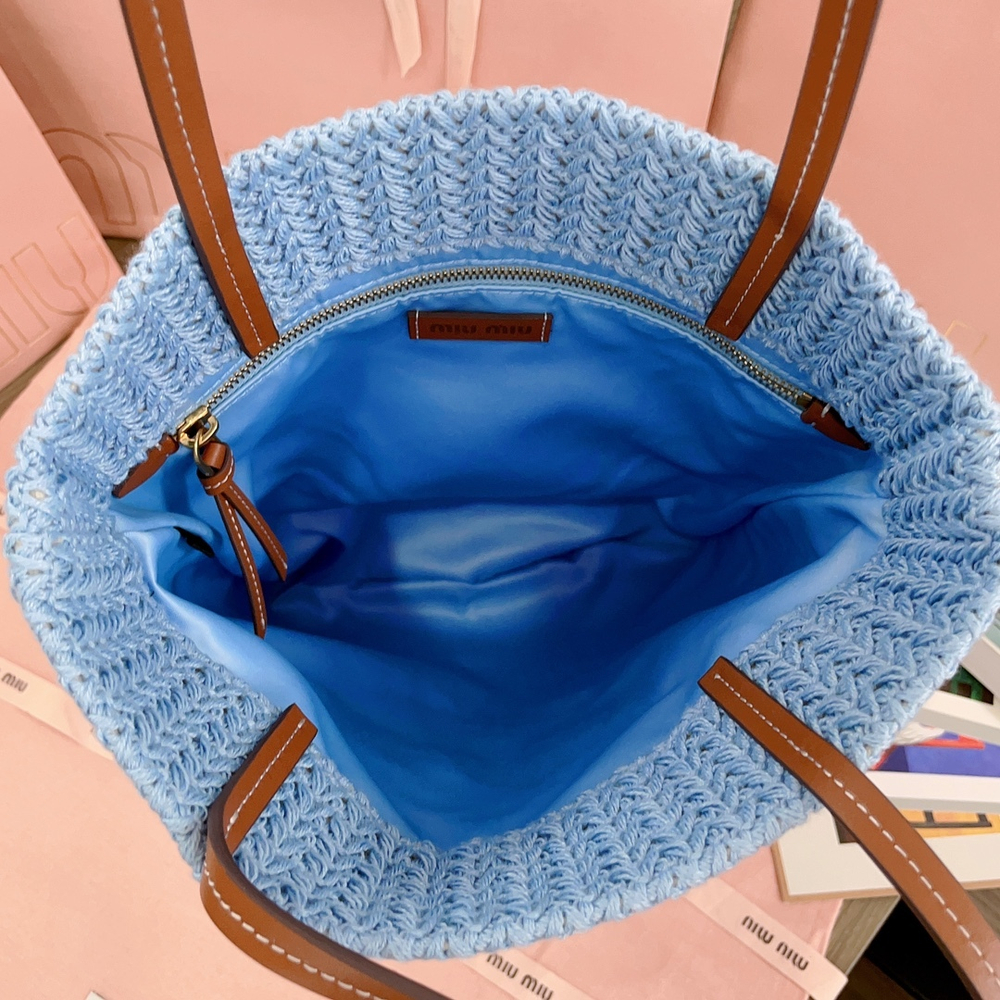 Miu Miu Crochet Tote Bag