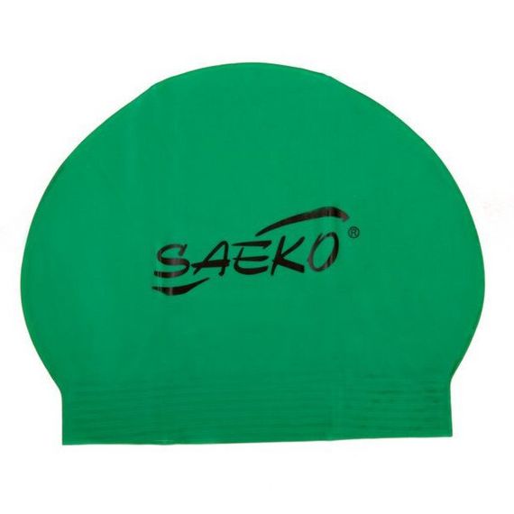 Шапочка для плавания Saeko C2 OPP из латекса зеленая