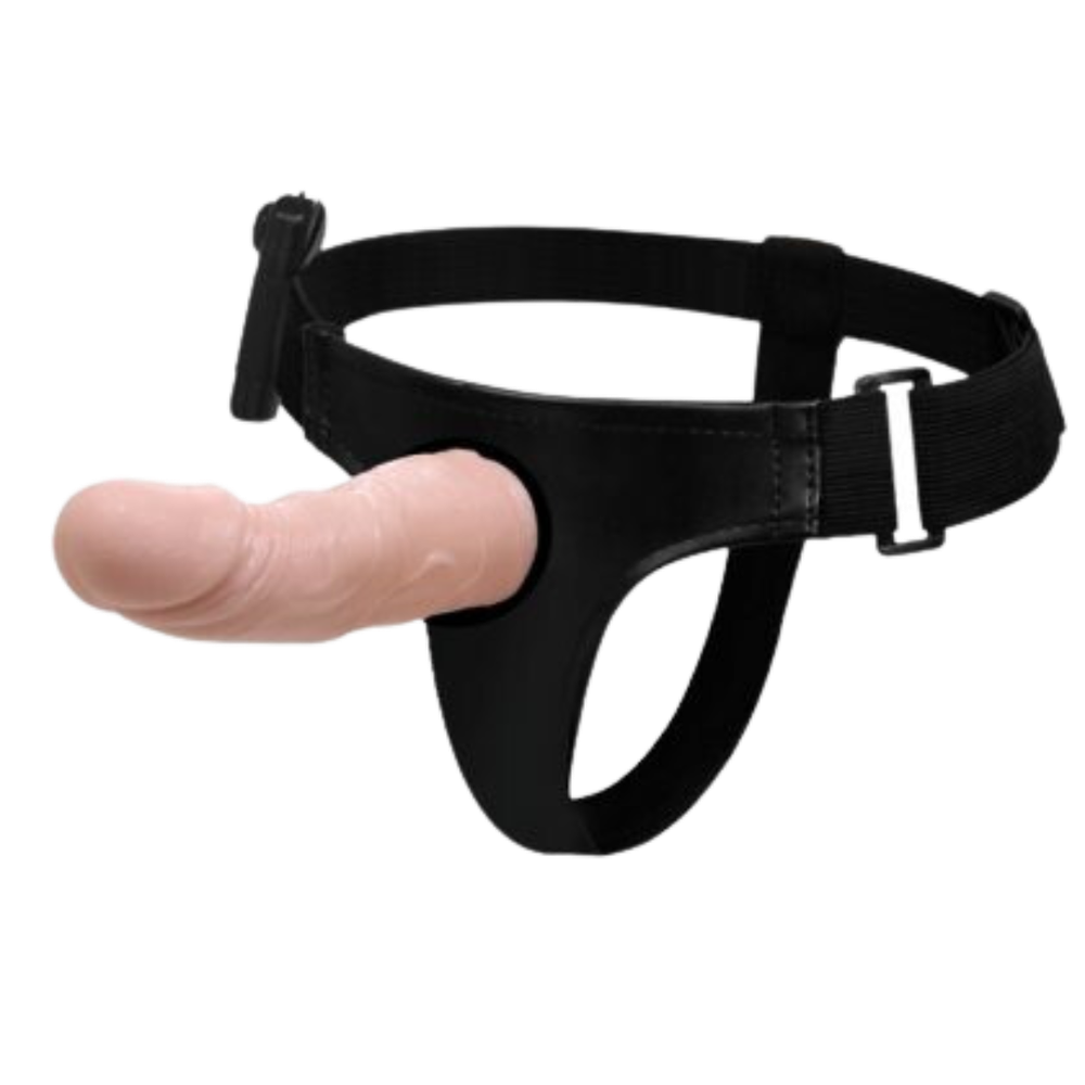 Страпон реалистичный с вибрацией Ultra Passionate Harness