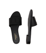 Кожаные шлепки TWINSET - черный(231TCT120)