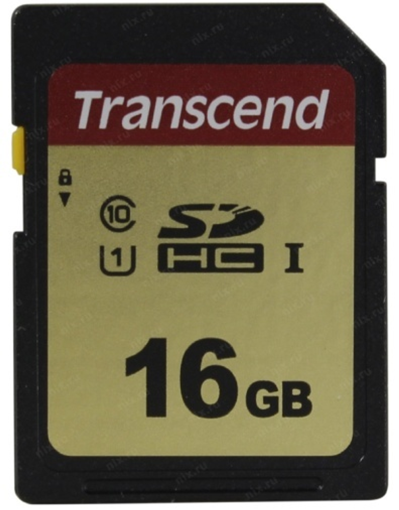 Карта памяти Transcend Secure Digital HC TS16GSDC500S 16 Гб