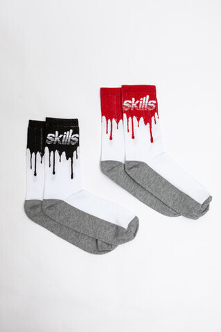 Набор носков SKILLS Кровь/Нефть Разноцветный, 41-45