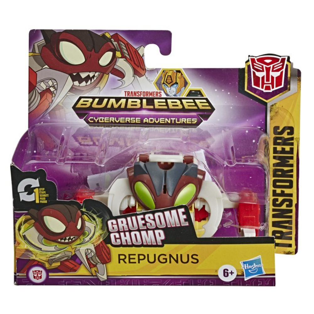 Hasbro Transformers Cyberverse - 1-шаговый автобот Repugnus E7073