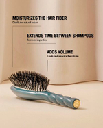 La Bonne Brosse Массажная расческа для волос N 01 Universal Hair Care Brush - Emerald Green