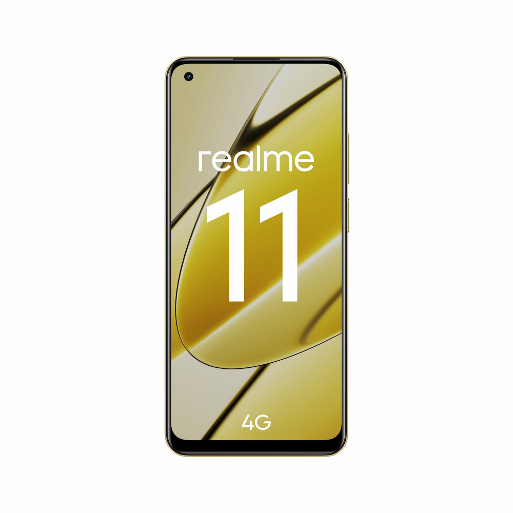 Смартфон realme 11 4G 8/256 ГБ RU, Dual nano SIM, золотой