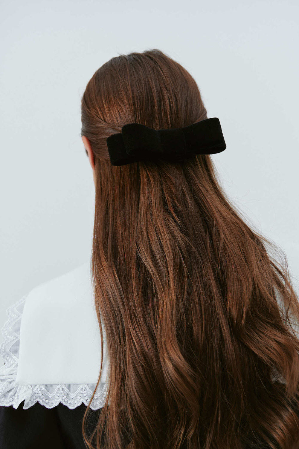 Бант из бархата