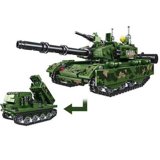 Конструктор minGDi "Основной боевой танк  Type 99 "(2 в 1), 463 дет