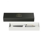 Шариковая ручка Parker Jotter Grey Core GT Mblue в подарочной коробке