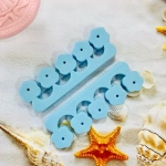 Разделители для пальцев ног в пакете 2шт «Твой уход», форма цветок, цвет микс, 11*4см✦