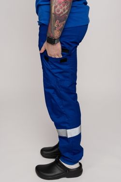 Брюки-джоггеры летние мужские Скорая помощь MedicLine цв. ВАСИЛЕК