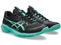 Теннисные кроссовки Asics Solution Speed FF 4 - black/aurora green