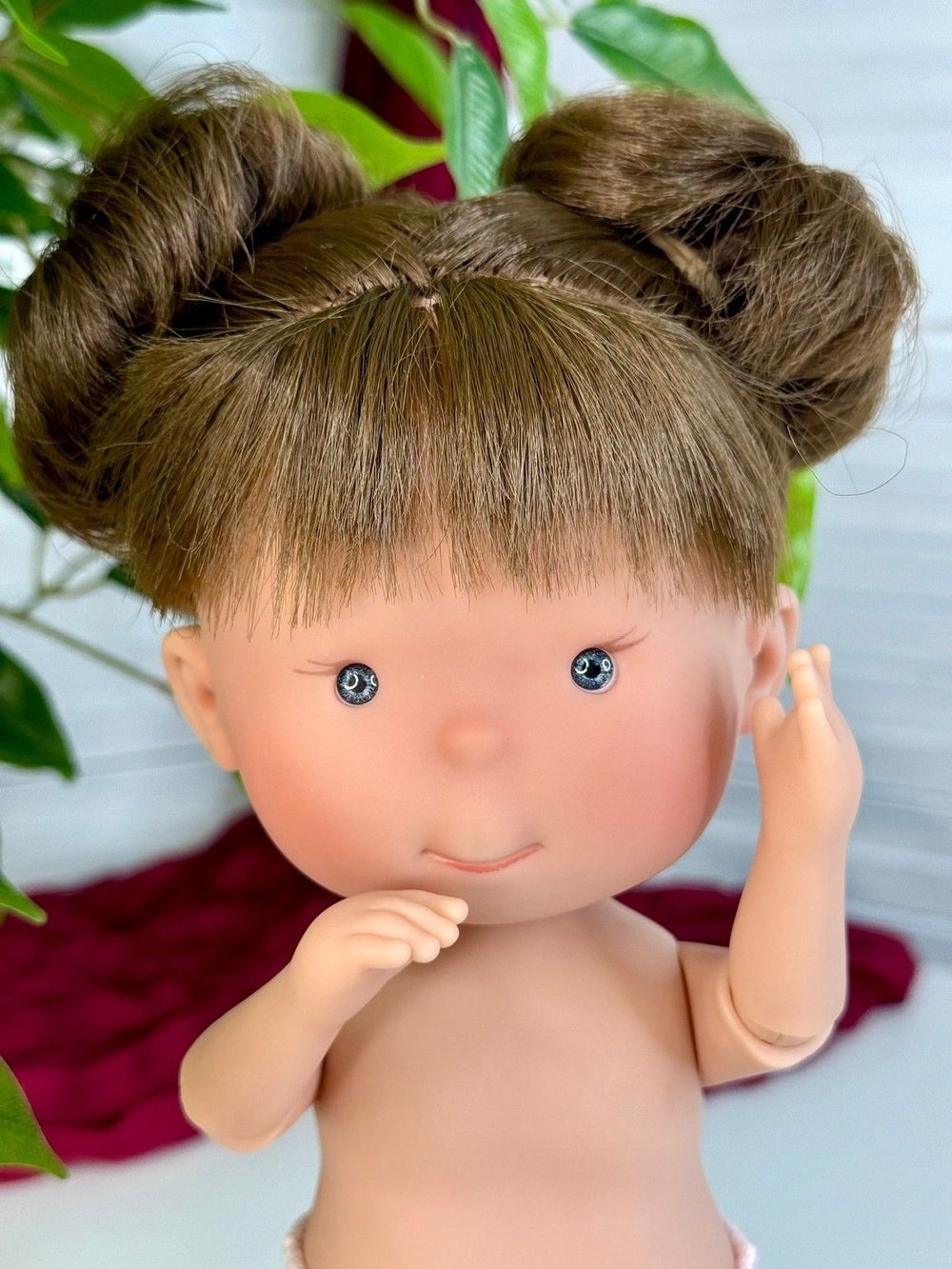 Кукла Nines виниловая 30см PIPPA шарнирная без одежды (2911W)