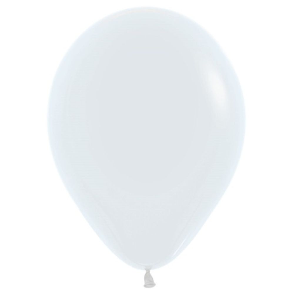 Воздушные шары Sempertex, цвет 005 пастель, белый, 100 шт. размер 12&quot;