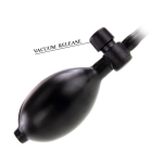 Расширяющийся анальный фаллоимитатор с грушей Baile Bigger Joy - 16,5 см