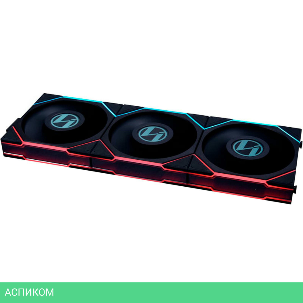 Комплект вентиляторов для корпуса Lian Li Uni Fan TL LCD 120 Black 3шт (G99.12TLLCD3B.00)