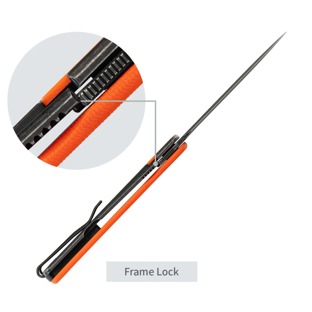 Нож складной SRM 135L-GJ Palfrey Blackwash (14C28N, Orange G10/Steel)