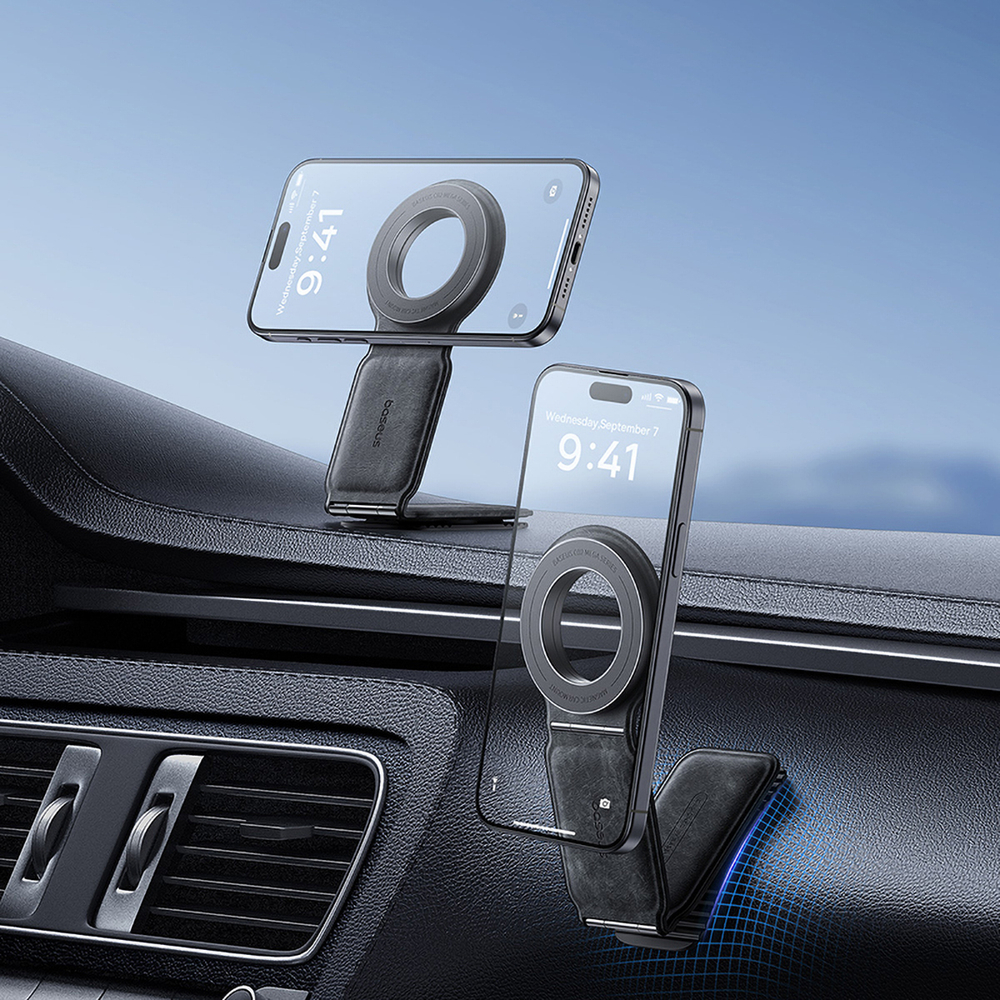 Автомобильный держатель Baseus PrimeTrip Series C02 Mega Magnetic Car Mount Stick-on Version (MagSafe)