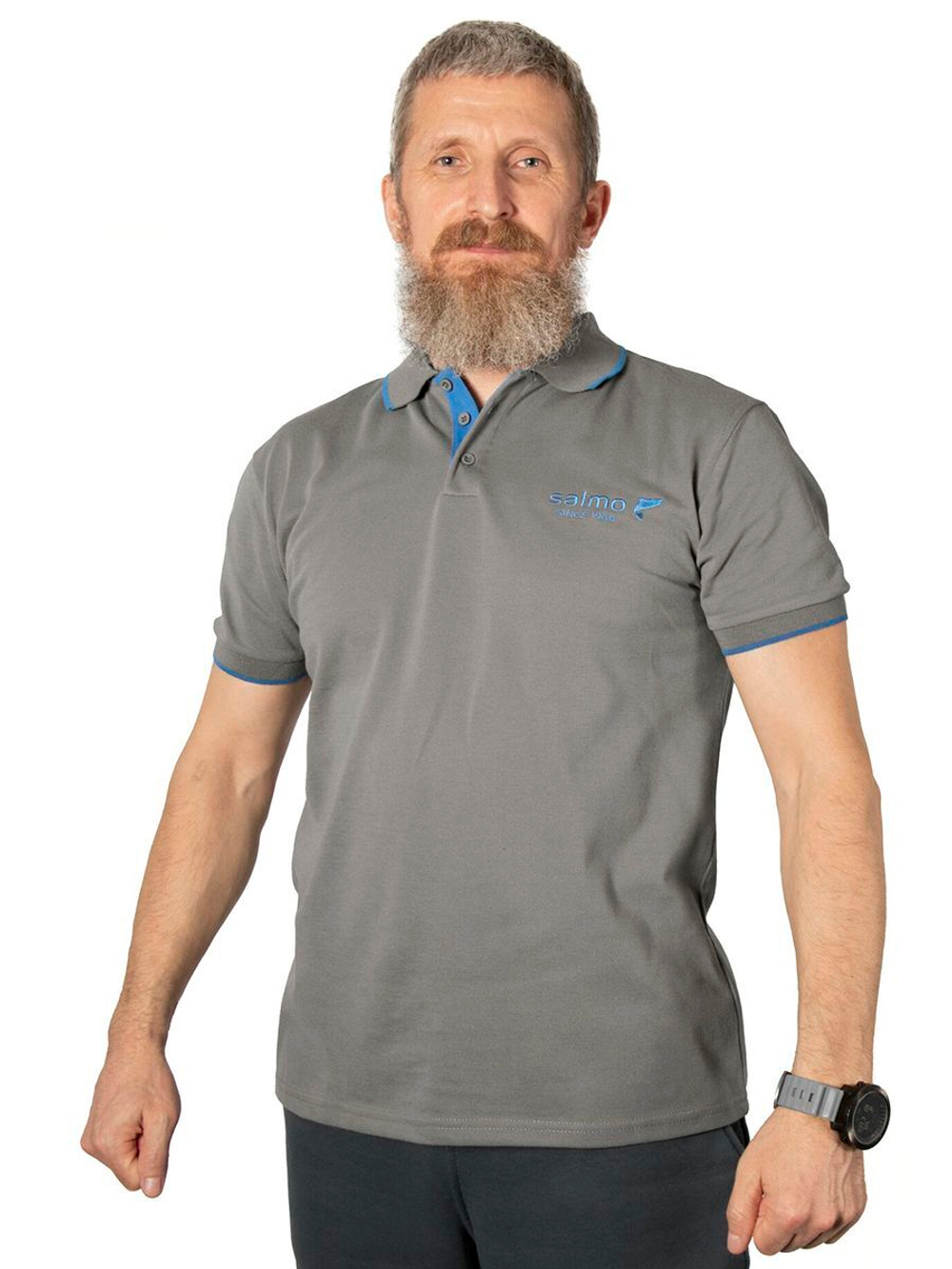 Рубашка поло SALMO GREY 05 р.XXL